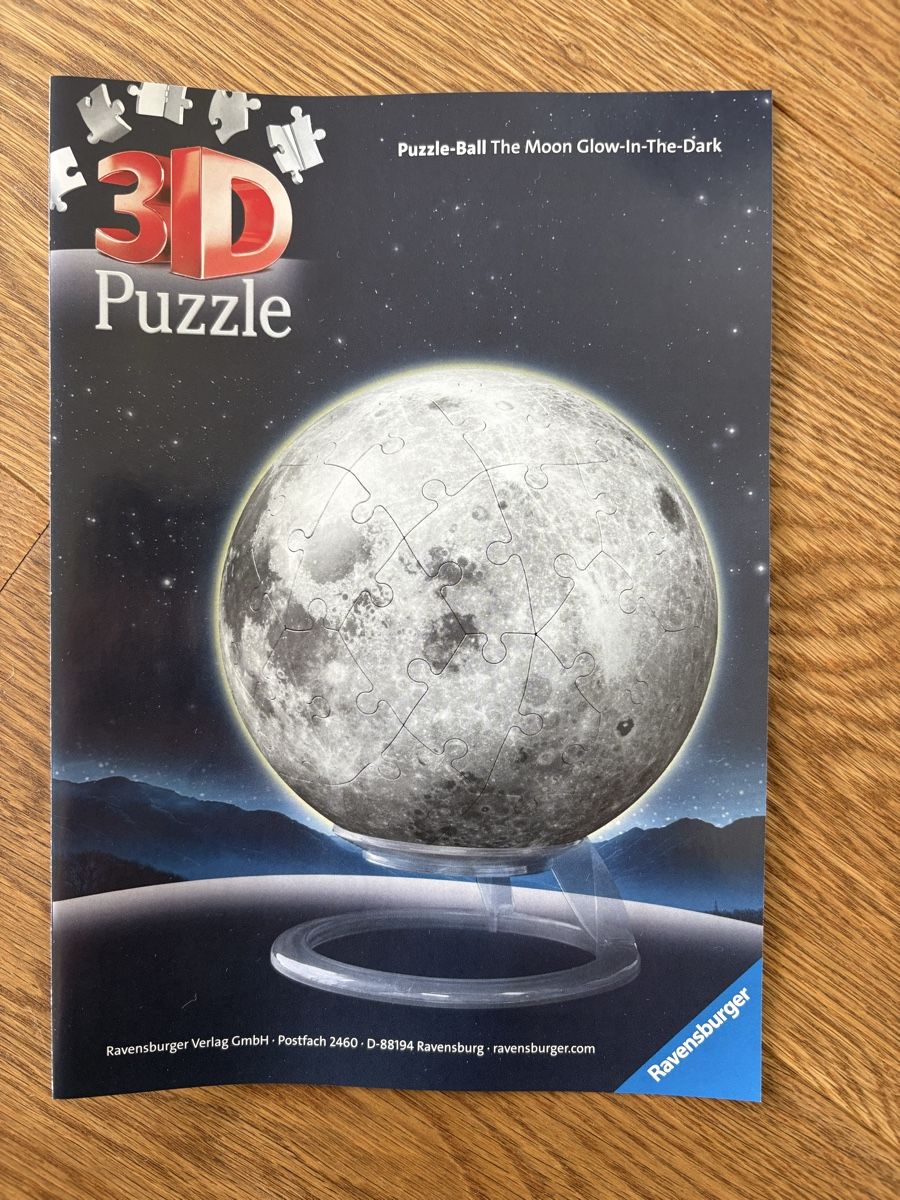 Ravensburger Puzzle: Ravensburger, 3D Puzzle, Der Mond – Usato da Horgen venduto da Rafnaf 3