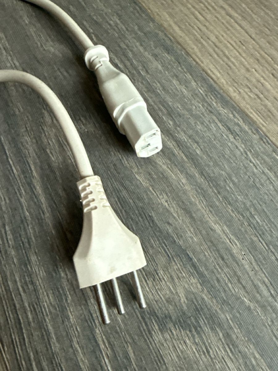 Cavi: Stromkabel weiss mit Schweizer Stecker Typ J gebraucht – Usato da Euthal venduto da 99Antik 3