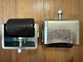 Rammpuffer mit 1 Rolle, horizontal, Lieferung in Teilen lose