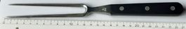 Fleischgabel Dreizack Edelstahl 16 cm -  VINTAGE