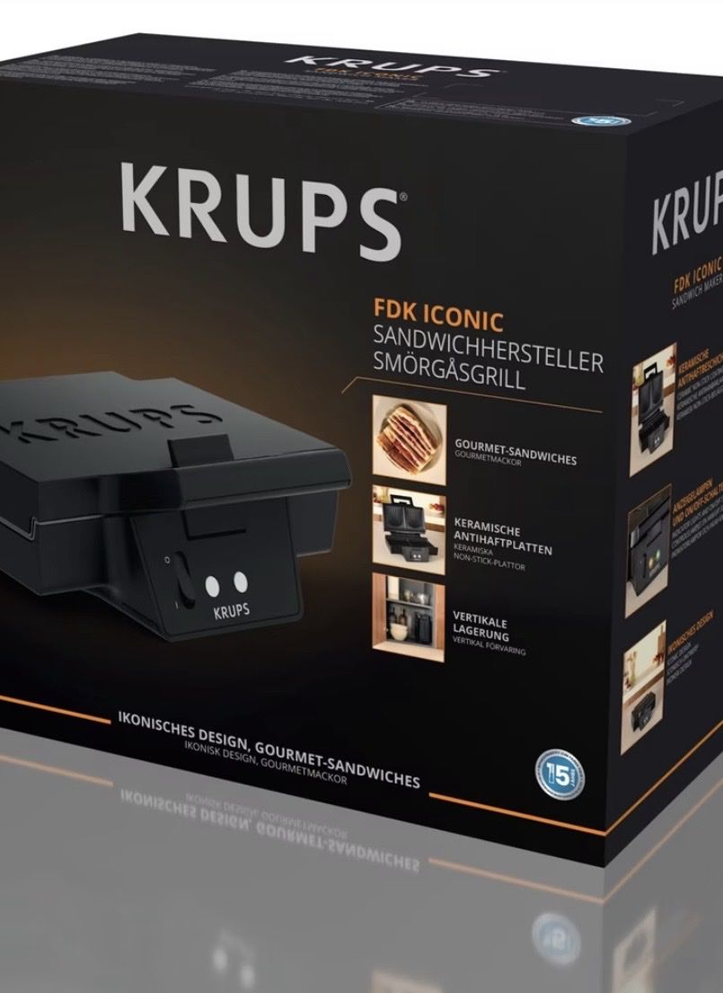 Krups Elettrodomestici da cucina: Krups Sandwichmaker – Nuovo (secondo la descrizione) da Zürich venduto da k.ssu.s 1