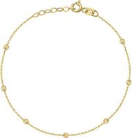 Gliederarmband Damen-Gold 333/8K mit Zirkonia