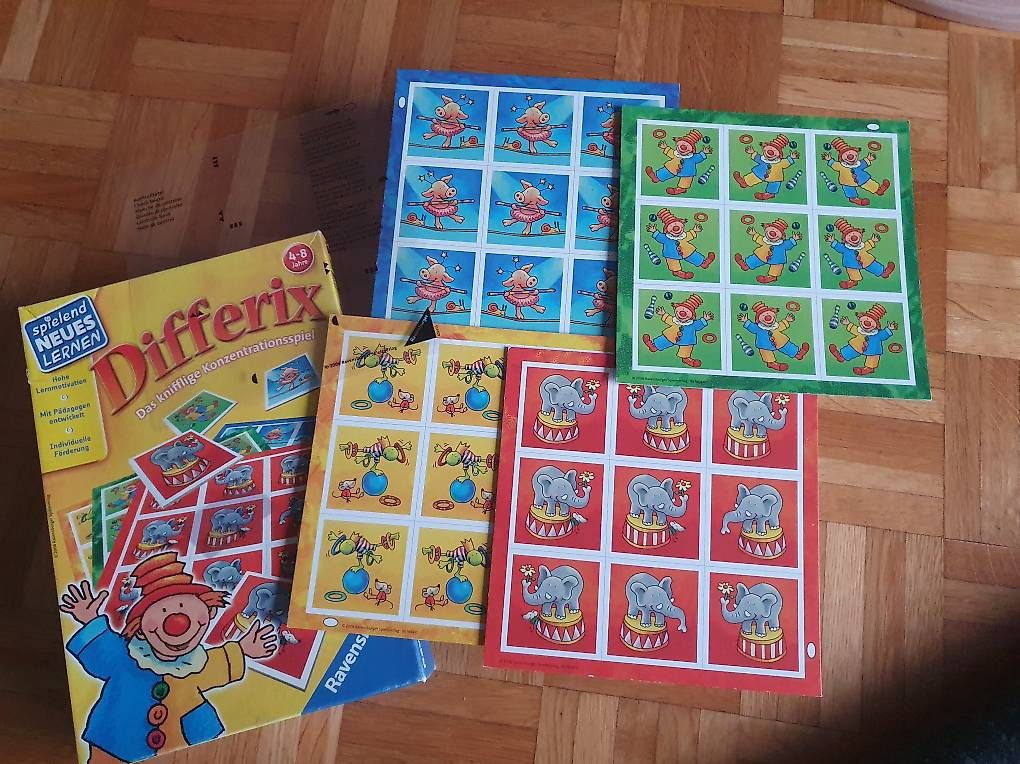 Ravensburger Giochi: Ravensburger Differix: Das knifflige Konzentrationsspiel 4+ – Usato da Zürich venduto da kevinlodge 2