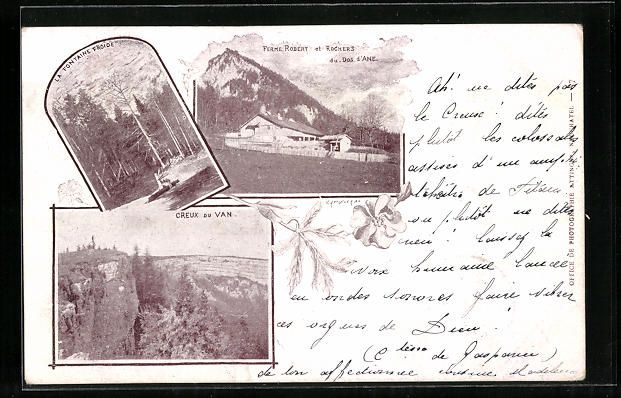 Cartoline postali: Boudry, Creux du Van, Ferme Robert et Ro – Usato da Berlin venduto da bartko-reher