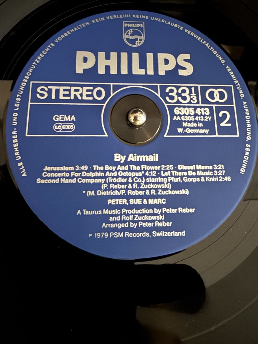 Dischi in vinile: Peter, Sue & Marc - By Airmail LP - 1979 - Schallplatte – Usato da Goldach venduto da Donpancho 5