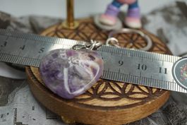 Schlusselanhänger Amethyst herz      ab 1.- Auktion