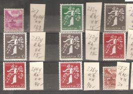 9 Rollenmarken **