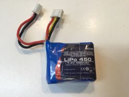 Akku LiPo 450 / 7,4 V - 450 mAh