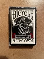 Bicycle Black Tiger Deck - Jeu de cartes rare noir