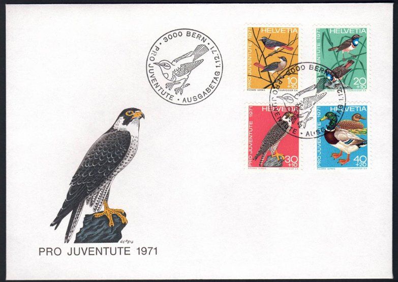 Tutti i francobolli: Pro Juventute 1971 FDC – Usato da Pfäffikon ZH venduto da Romulus