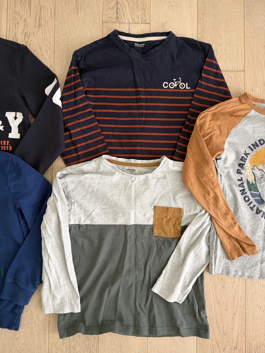 Vertbaudet Lotti & Set di vestiti: Langarmshirt Pullover Paket Jungen Gr 134 – Usato da Mies venduto da jw_18 2