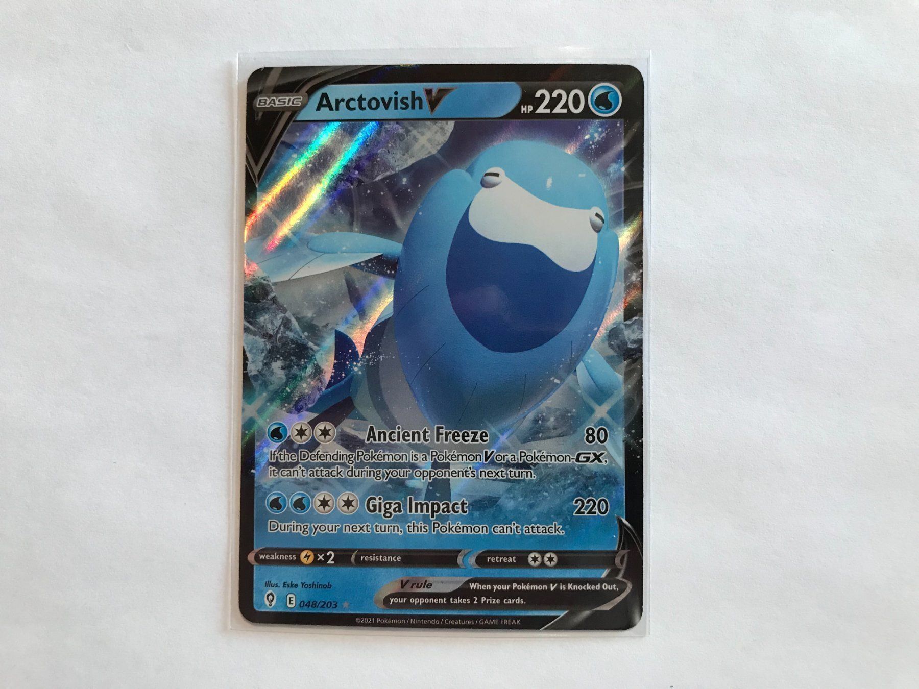 Pokémon Carte collezionabili: Arctovish V – Usato da Hagendorn venduto da Pokecollectorch