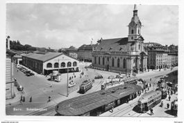 Bern Bubenbergplatz belebt um 1961