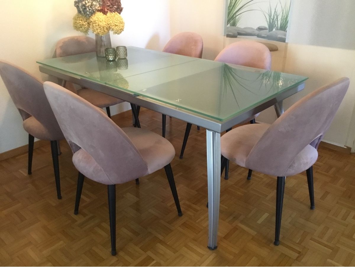 Tavoli: Eleganter Esstisch aus Milchglas! – Usato da Zürich venduto da Odessit