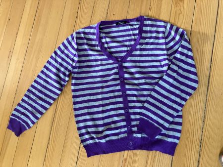 Herren Strickjacke gestreift