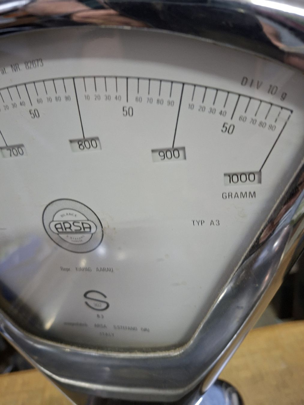 Bilance da cucina: Vintage ARSA Küchenwaage, Chromstahl  – Usato da Grossdietwil venduto da hufi10 7