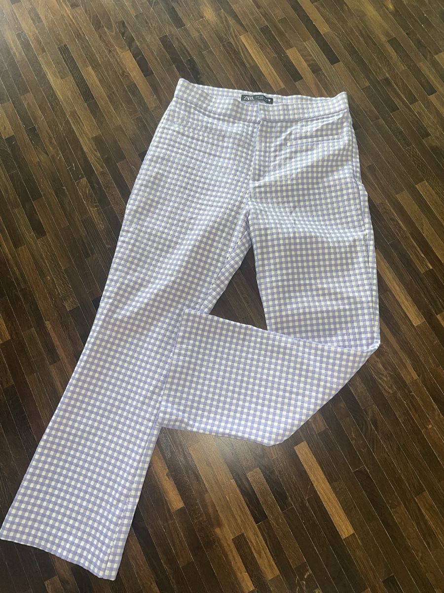 Zara Pantaloni: Zara lila Karohose – Usato da Baar venduto da Lila2006 4