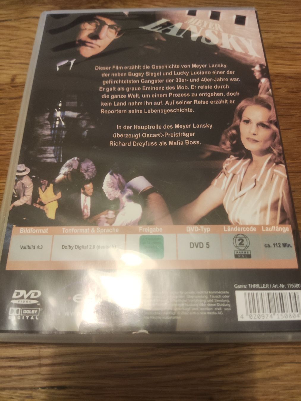 Tutti i DVDs: Meyer Lansky - mit Richard Dreyfuss (DVD) – Usato da Oberembrach venduto da giu_7ksd 1