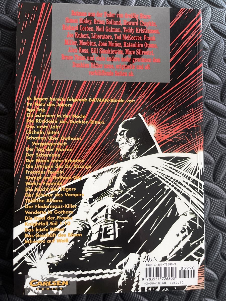 Fumetti: BATMAN SCHWARZ auf WEISS – Usato da Densbüren venduto da lana79 1
