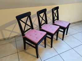 3 Stühle Esstisch Ikea INGOLF
