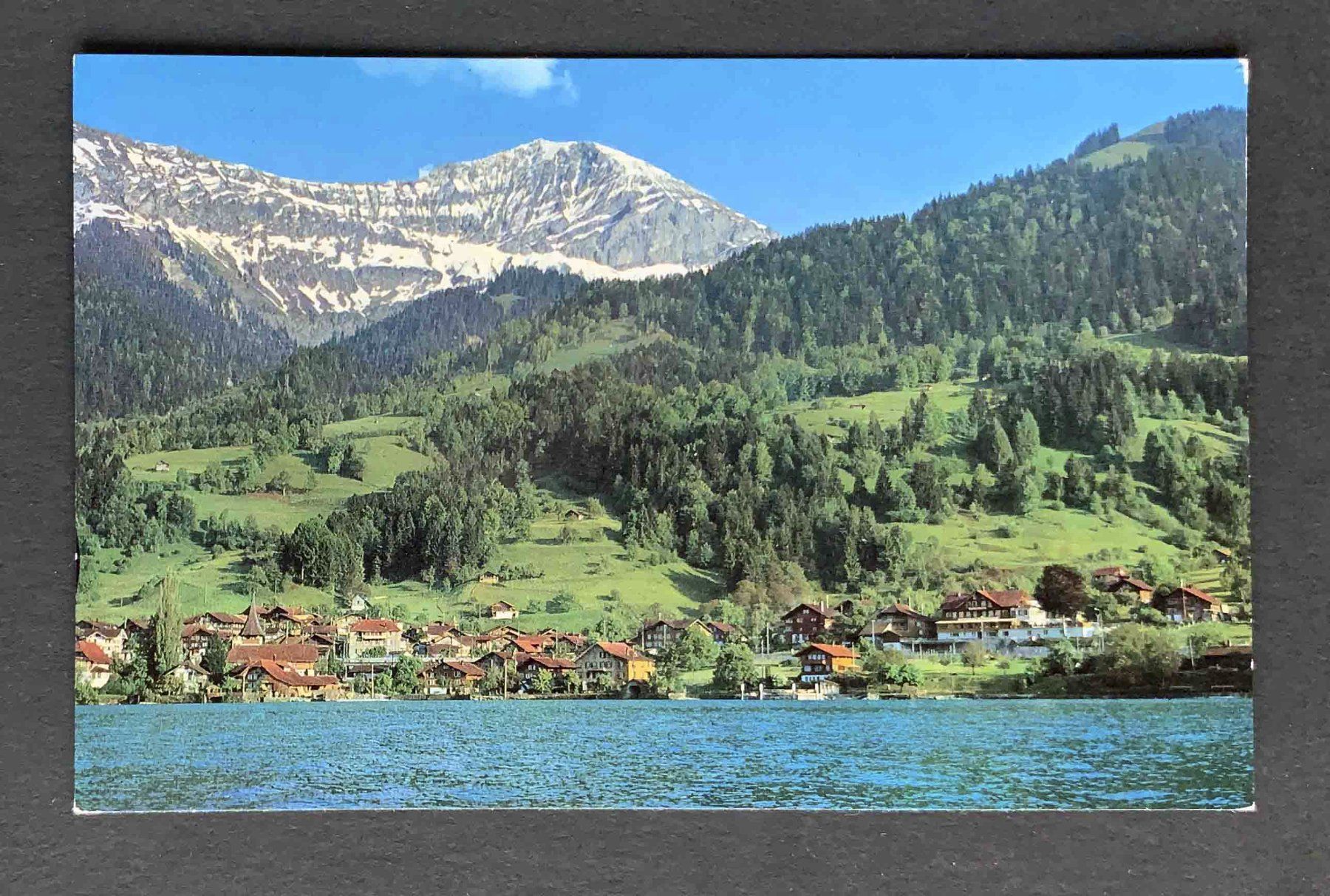 Cartes postales: AK Laissingen am Thunersee mit Morgenberg – D'occasion à Goldau par artelier1