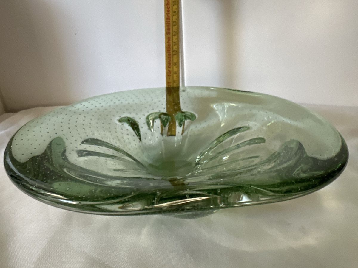 Coupes: Glassschale mit Luftblasen Grösse ca. 22cm – D'occasion à Zürich par Chaeffeler 4