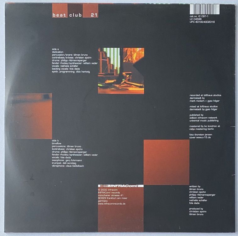 Vinyles: Beat Club 21, Dedication Timeflow (Future Jazz) – D'occasion à Flums par Empe1 1