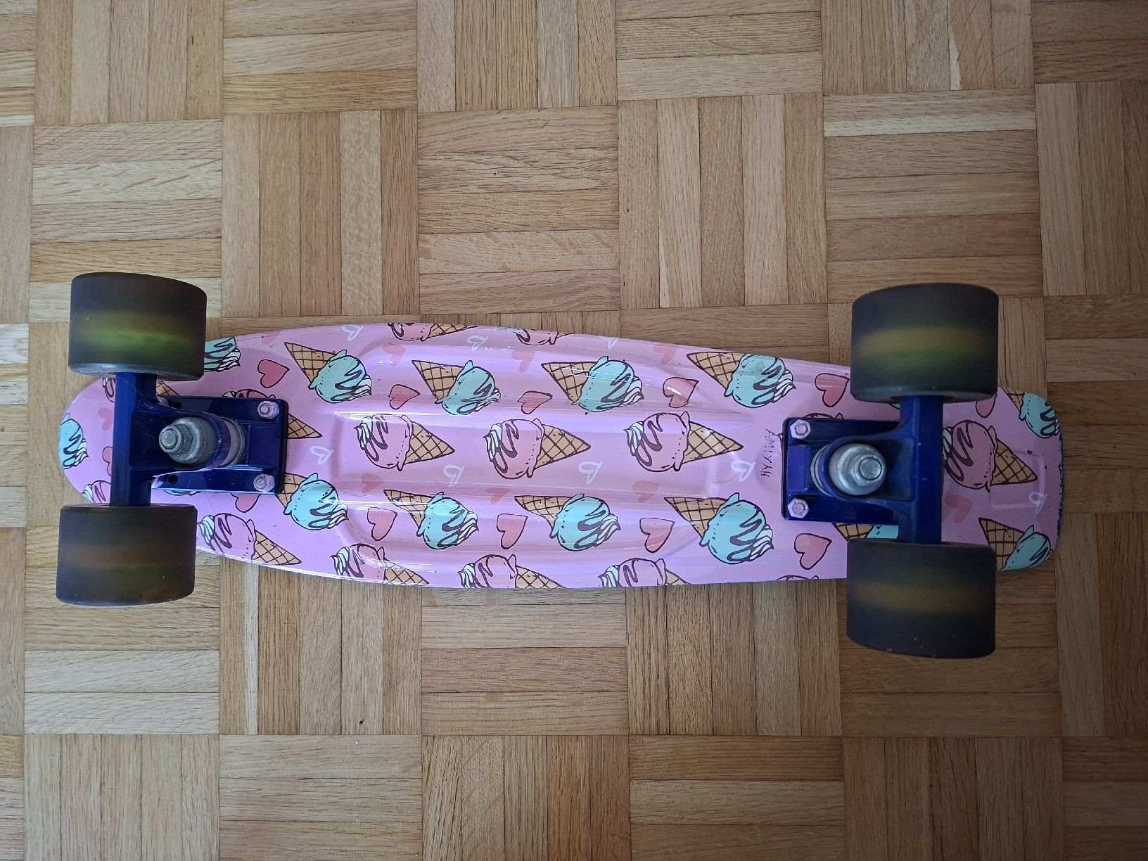 Penny Skateboards Skateboards: Pennyboard Kinder blau pink  – Gebraucht aus Affoltern am Albis von Feather 1
