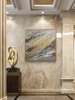 Originalgemälde in Gold, Leinwand 100 cm, Unikat!!!