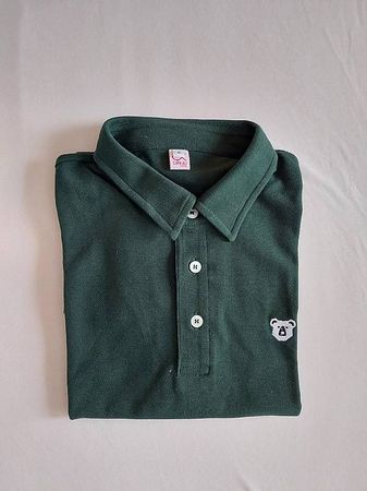 Polo à maille vert - XL