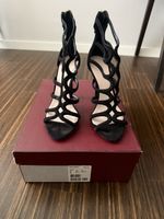 Bally Skyla Wildleder Sandalen, Schwarz, Grösse 39.5