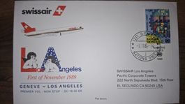 Swissair Geneve - Los Angeles 01.11.1989