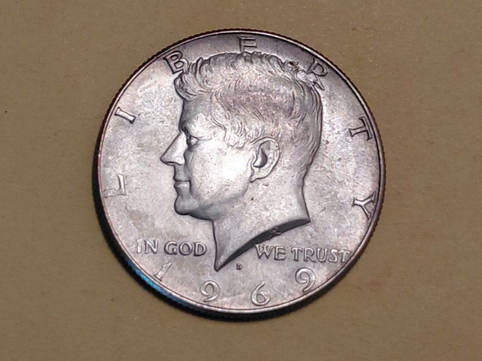 Tutti le monete: USA Half Dollar Kennedy 1969 Silber – Usato da Buchs SG venduto da numispatica