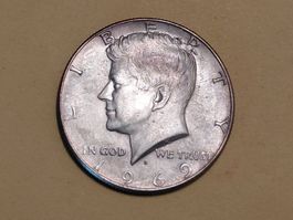 USA Half Dollar Kennedy 1969 Silber