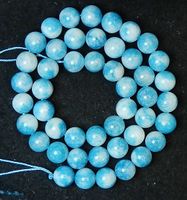 1 Strang echte ,schöne ,natürliche Hemimorphit Perlen 8 mm
