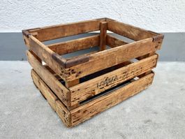 alte Holzkiste JOWA ZÜRICH Transportkiste