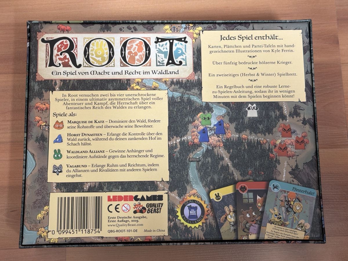 Giochi: Brettspiel Root neu – Nuovo e nell'imballaggio originale da Hittnau venduto da PeterS75 1