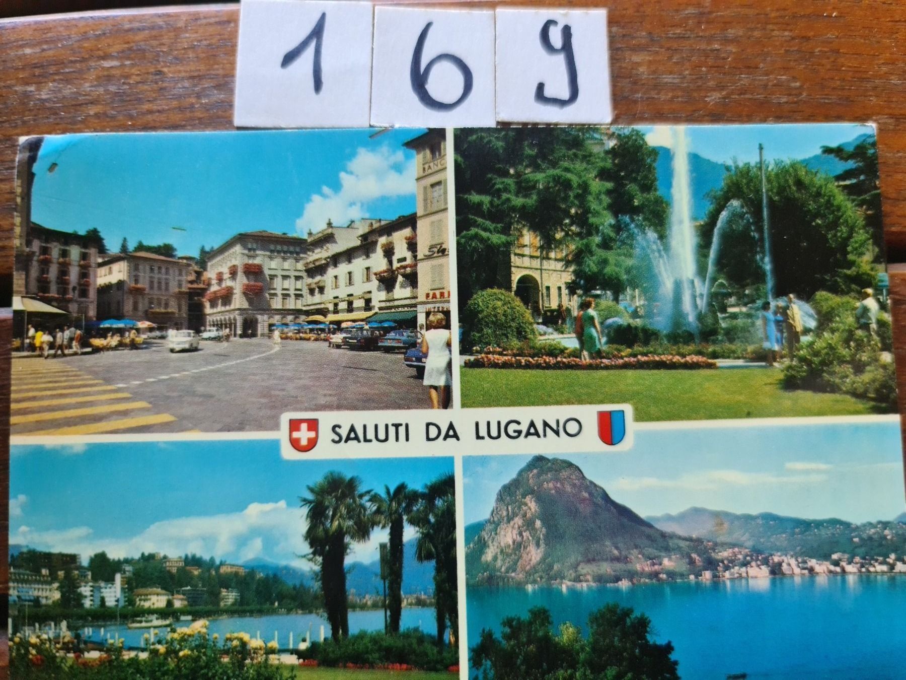 Cartoline postali: Ansichtskarte Lugano – Nuovo (secondo la descrizione) da Dintikon venduto da Vexi