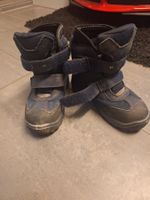 Winterstiefel Ecco gefüttert blau dunkel gebraucht