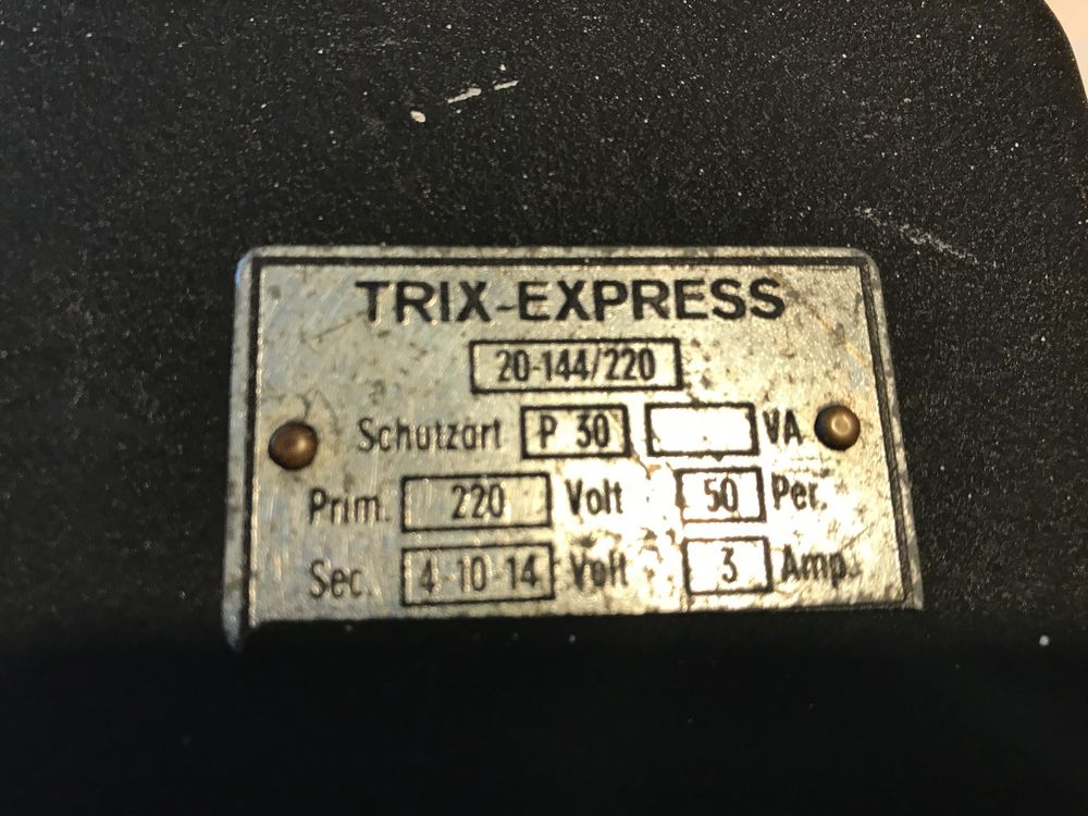 Trix Modellini di ferrovie: Trix Express Trafo älterer Bauart – Usato da Basel venduto da Relaphe 1