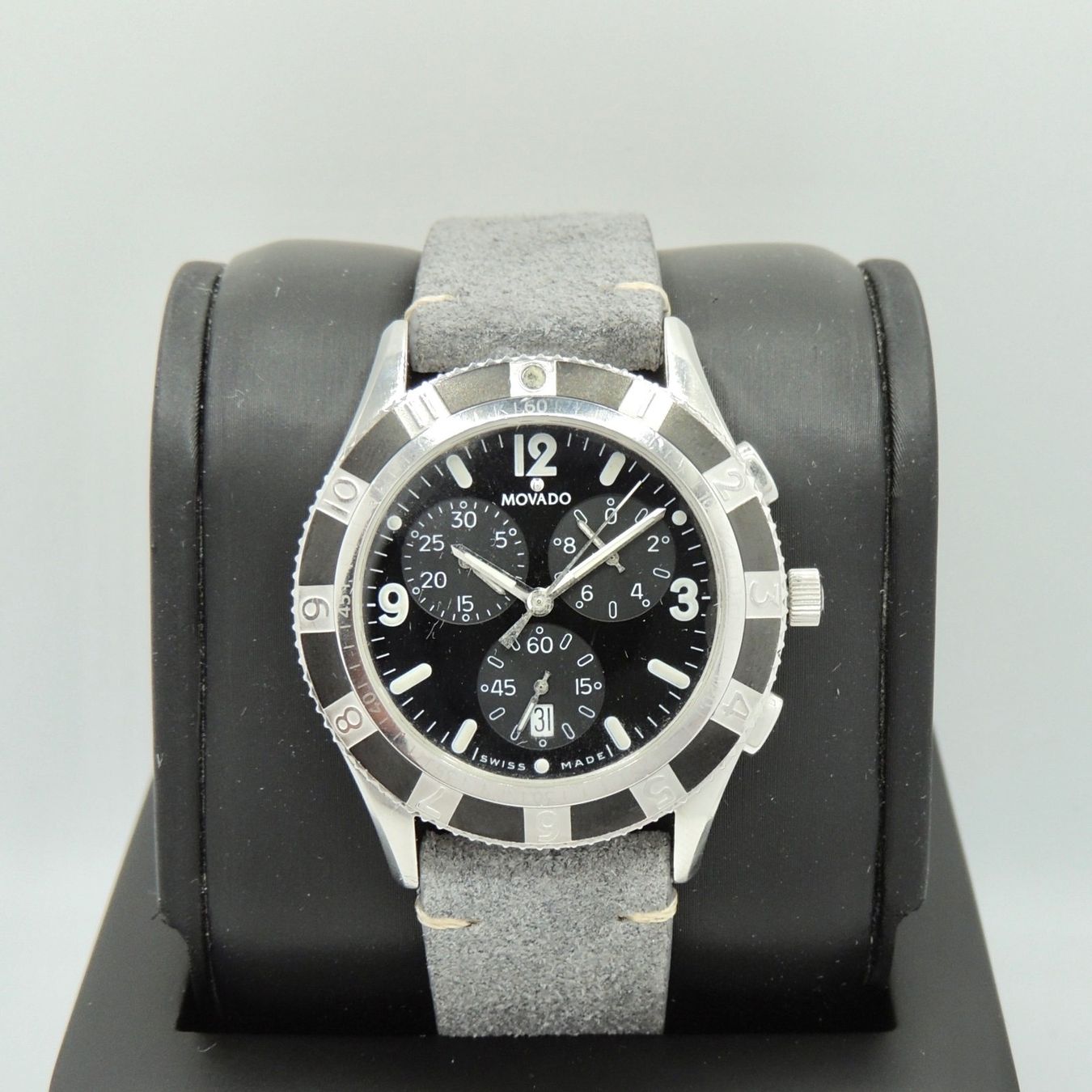 Movado Orologi: Montre Movado Gentry Chronograph – Usato da Lausanne venduto da DuGoutetdesCouleurs 1