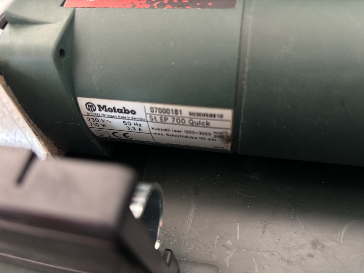 Metabo Scies: Stichsäge Metabo ST EP 700 Quick – Neuf (Voir description) à Rikon im Tösstal par Bonfi 2