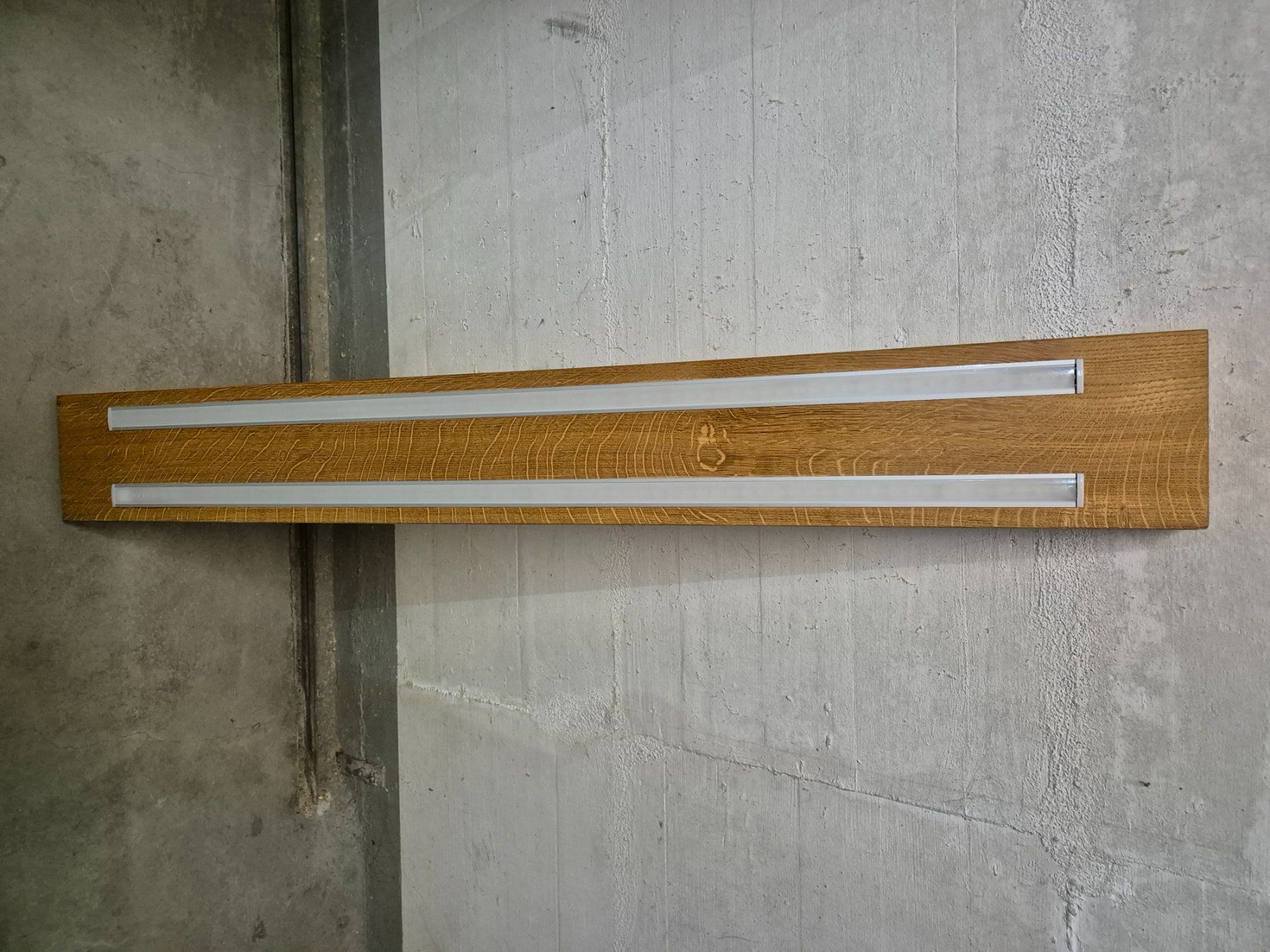 Lampadari & plafoniere: selbstgemachte LED Lampe aus Eiche mit Fernbedienung – Usato da Weiach venduto da Berserker1988 1