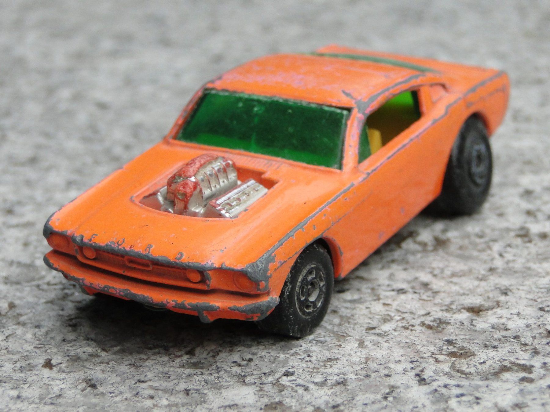 Matchbox Modellautos: MATCHBOX - Ford Mustang Wildcat Dragster - Nr. 8 – Gebraucht aus Killwangen von cyrano56