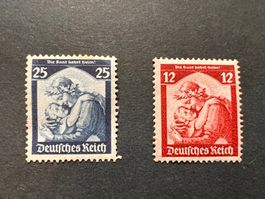 Deutsches Reich 1935 Mi. 567-68 mit Falz * (2460)