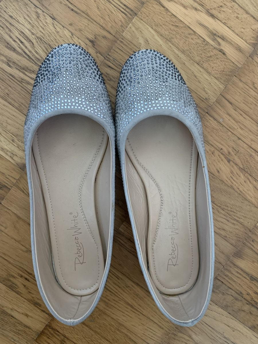 Scarpe da donna: Echtleder ballerina rebecca white – Usato da Zürich venduto da Nikuska32