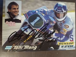 Toni Mang - handsigniert - Motorsport