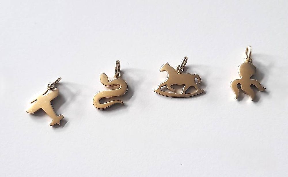 DoDo Ciondoli: Dodo pomellato ciondoli in oro giallo 18K misura M (2 gr.) – Usato da Bedano venduto da Lauraniki2422