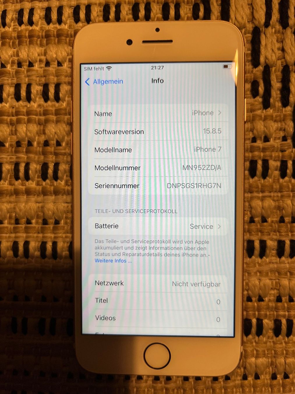 Apple Telefoni cellulari / Smartphones: IPhone 7 rosé gold – Usato da Winterthur venduto da tbuyer 4