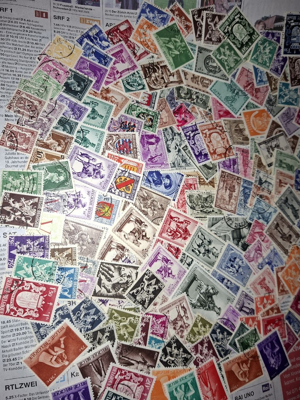 Tutti i francobolli: Belgien Lot 2  – Usato da Balgach venduto da SIMEON27